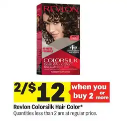 Meijer Revlon Colorsilk Hair Color offer