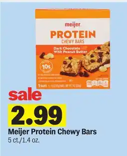 Meijer Meijer Protein Chewy Bars offer