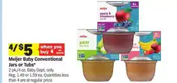 Meijer Meijer Baby Conventional Jars or Tubs offer