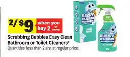 Meijer Scrubbing Bubbles Easy Clean Bathroom or Toilet Cleaners offer