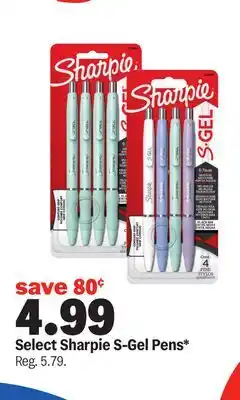 Meijer Select Sharpie S-Gel Pens offer
