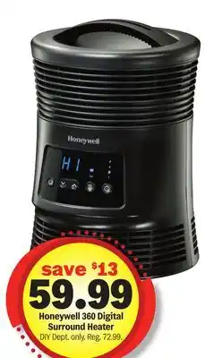 Meijer Honeywell 360 Digital Surround Heater offer