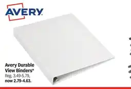 Meijer Avery Durable View Binders offer