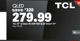 Meijer TCL 55'' Q Class 4K UHD HDR QLED Smart TV offer