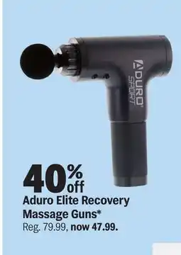 Meijer Aduro Elite Recovery Massage Guns offer
