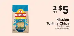 ShopRite Mission Tortilla Chips offer