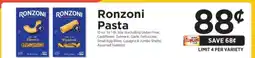 ShopRite Ronzoni Pasta offer