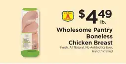 ShopRite Wholesome Pantry Boneless Chicken Breast offer