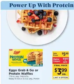 ShopRite Eggo Grab & Go or Protein Waffles offer