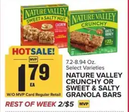 Food Lion Nature Valley Crunchy or Sweet & Salty Granola Bars offer