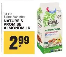 Food Lion Nature's Promise Almondmilk offer