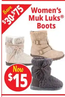 Ocean State Job Lot Women's Muk Luks Boots offer