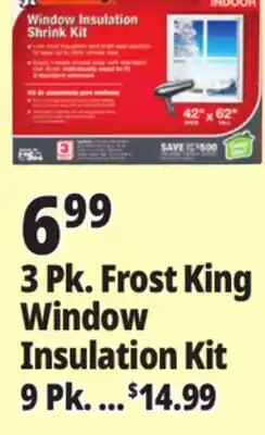 Ocean State Job Lot 3 Pk. Frost King Window Insulation Kit offer
