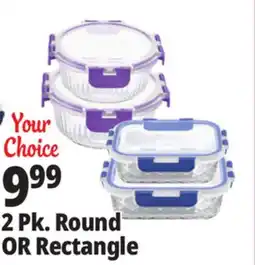 Ocean State Job Lot 2 Pk. Round OR Rectangle offer