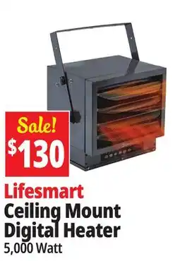 Ocean State Job Lot Lifesmart Ceiling Mount Digital Heater offer