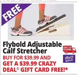 Ocean State Job Lot Flybold Adjustable Calf Stretcher offer