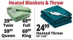 Ocean State Job Lot Heated Blankets & Throw offer