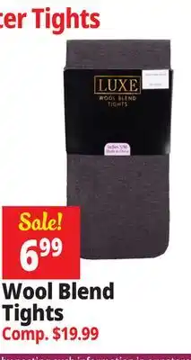 Ocean State Job Lot Sweater Tights Wool Blend Tights offer