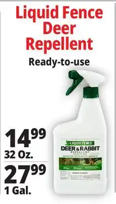 Ocean State Job Lot Liquid Fence Deer Repellent offer