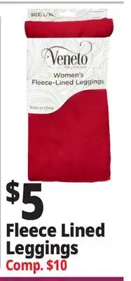 Ocean State Job Lot Fleece Lined Leggings offer
