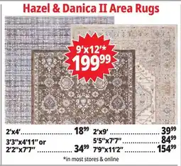 Ocean State Job Lot Hazel & Danica II Area Rugs offer