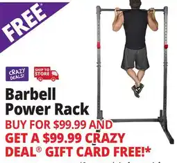 Ocean State Job Lot Barbell Power Rack offer