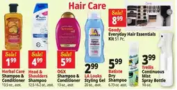 Ocean State Job Lot Hair Care offer