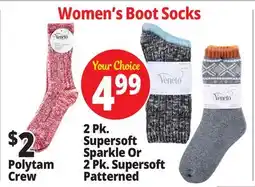 Ocean State Job Lot Women's Boot Socks offer