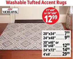 Ocean State Job Lot Washable Tufted Accent Rugs offer