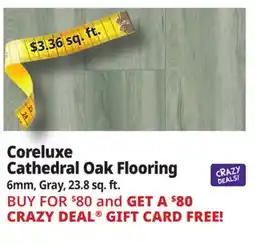 Ocean State Job Lot Coreluxe Cathedral Oak Flooring offer