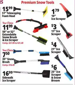 Ocean State Job Lot 51 Telescoping Foam Head Snow Tools offer