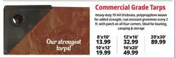 Ocean State Job Lot Commercial Grade Tarps offer