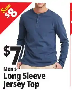 Ocean State Job Lot Men's Long Sleeve Jersey Top offer