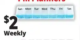 Ocean State Job Lot Pill Planners offer