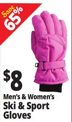 Ocean State Job Lot Men's & Women's Ski & Sport Gloves offer