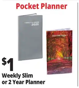 Ocean State Job Lot Weekly Slim or 2 Year Planner offer