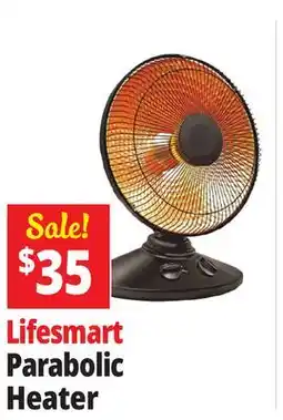 Ocean State Job Lot Lifesmart Parabolic Heater offer