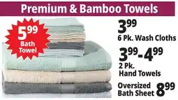 Ocean State Job Lot Premium & Bamboo Towels offer