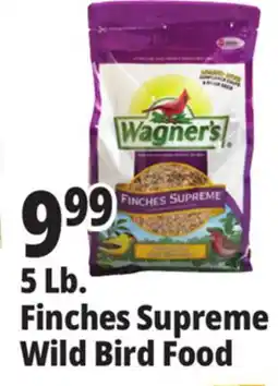 Ocean State Job Lot Wagner's Finches Supreme Premium Wild Bird Food 5 lbs offer