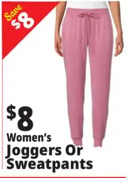 Ocean State Job Lot Women's Joggers Or Sweatpants offer