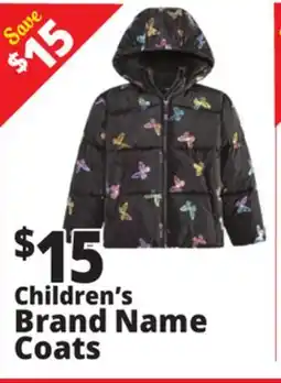 Ocean State Job Lot Children's Brand Name Coats offer