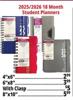 Ocean State Job Lot 2025-2026 Premiere 18 Month Student Planner 10 offer