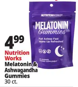 Ocean State Job Lot Melatonin & Ashwagandha Gummies offer