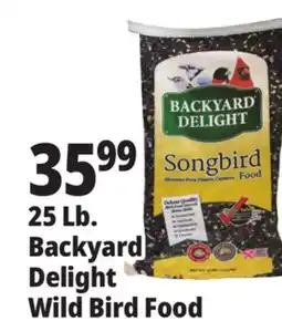 Ocean State Job Lot Backyard Delight Wild Bird Food offer