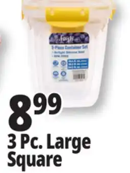 Ocean State Job Lot 3 Pc. Large Square offer