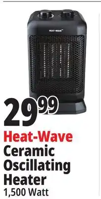 Ocean State Job Lot Heat-Wave Ceramic Oscillating Heater offer