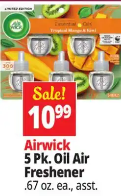 Ocean State Job Lot Airwick 5 pk. Oil Air Freshener offer