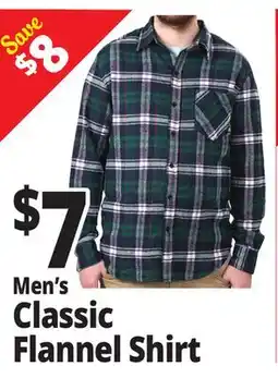 Ocean State Job Lot Men's Classic Flannel Shirt offer