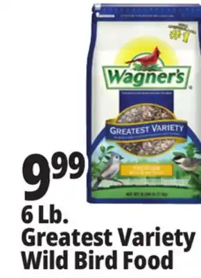 Ocean State Job Lot Wagner's Greatest Variety Wild Bird Food offer
