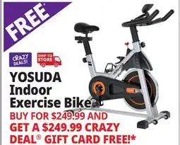 Ocean State Job Lot YOSUDA Indoor Exercise Bike offer